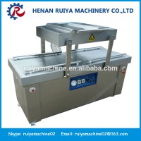 Efficient production double chamber vacuum packing machine