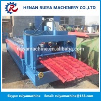 Cheap price roofing galvanized corrugated steel sheet tile making machine