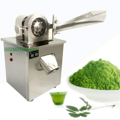 Universal dust free Moringa leaf / spirulina chlorella grinding pulverizer / Crusher / Grinder with dust collector device