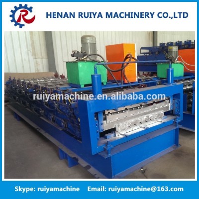 High efficiency Iron Glazed Roofing Cold Steel Tile Making Machine, Metal Tile Roll Forming Machine