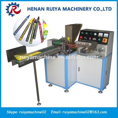 High Output crayon label rolling machine | wax crayon label rolling machine